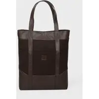 Núnoo Karl Canvas Chocolate Taglia: OS | Borsa di tela Outlet | Unisex | Marrone