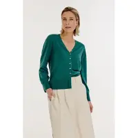 Josephine & Co Berco Cardigan Dark Green Taglia: L | Cardigan Outlet | Donna | Verde