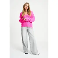 Pom Amsterdam Cardigan - Dashing Pink Taglia: 40 | Giacche Outlet | Donna | Rosa