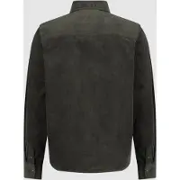 Circle of trust Ethan Rib Shirt Forest Night Taglia: XXL | Camicie Casual Outlet | Uomo | Nero
