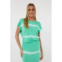 Esqualo Top Cropped Tie Dye Green Taglia: S | Maglie Sportivi Outlet | Donna | Verde