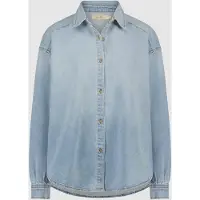 Circle of trust Nounou Denim Blouse Superior Blue Taglia: S | Magliette intime Outlet | Donna | Blu