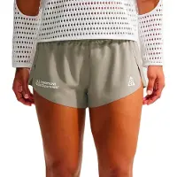 Nike ACG - Short leggero e traspirante&nbsp;- Donna - W Dri-Fit ADV Trailwind Short GFX Light Army White per Donne - Taglia L - Kaki