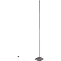 Gea Luce Ebony P/T Lampada da terra dimmerabile 28W LED 1000lm 3000K in alluminio finitura titanio -