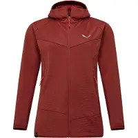 Salewa - Pile stretch da escursionismo - Puez Altavia PL Hd Jkt W Etruscan Red per Donne in Pelle - Taglia L - rosso