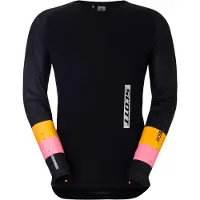 SCOTT Tee Tuned L/S Maglietta da ciclismo Uomo (M, nero)