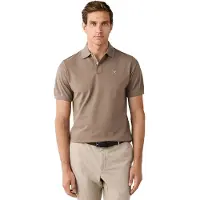 Hackett London per uomo. HM5600234 Polo Slim Fit con logo beige (XXL), Casual, Cotone, Manica corta