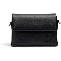 Wonders unisex. WB-54020-C Borsa Mirari nera (OSFA), Nero, Casual, Imitazione cuoio, Poliuretano