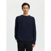 Selected Pullover A Maglia Uomini Blu M