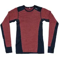 Devold Women's Reverso Merino Shirt Maglia merino Donna (L, rosso)