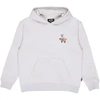 Billabong Kid's Foundation Pullover Y Felpa con cappuccio Bambini (8, bianco)