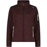 CMP Women's Jacket Jacquard Knitted Giacca in pile Donna (40, marrone)