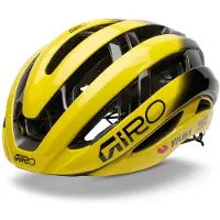 Giro Aries Spherical Casco per bici (M - 55-59 cm, giallo)