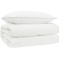 Syfax Set di piumoni in piume d’oca al 90% FULDA 2 pz 152 x 203 cm