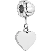 Purelei Ciondolo 'Engraveable Heart' argento