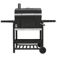 Monster Forno affumicatore XL-BBQ, barbecue a carbone, portatile per uso esterno e giardino