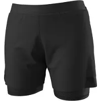 Dynafit - Pantaloncini 2 in 1 da trail running - Alpine Pro 2/1 Shorts W Black Out per Donne - Taglia M - Nero