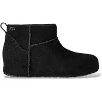 Ugg per donna. 1180412 Stivaletti in Pelle Classic Mini Enwrap neri (41), Nero, Basso, Nessuno, Casual