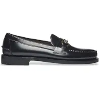 Sebago per uomo. 7001570 Mocassini classici Joe in pelle nera (44), Nero, Basso, 1 a 3 cm, Nessuno, Casual, Da sera, Classico