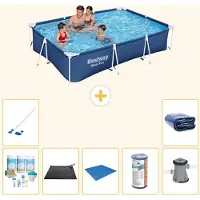Bestway Steel Pro, piscina rettangolare - 300x201x66 cm - 8 pezzi - Modello S21553
