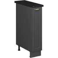 Vicco Armadio cucina dispensa alto Fame-Line Oro-antracite rustico/Antracite 20 cm, PL Antracite, Model 62087