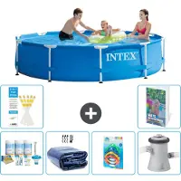 Intex Piscina autoportante rettangolare - 305x76 cm - 5 pezzi - Modello S108