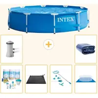 Intex Piscina autoportante rettangolare - 366x76 cm - 7 pezzi - Modello S20438
