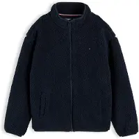 Tommy Hilfiger Giacca di pile navy / rosso / bianco