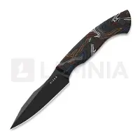 Kizer Cutlery Coltello Hissbite 3V, Multicolor Damascus G-10
