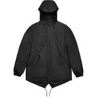 Rains - Giacca impermeabile e antivento - Fishtail Jacket W3 Black per Uomo - Taglia L - Nero