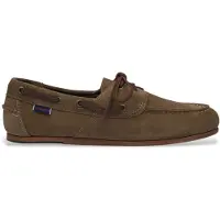 Sebago per donna. 77124HW Mocassini in pelle color tortora Owen (38), Basso, Stringhe, Casual, Classico, Taupe