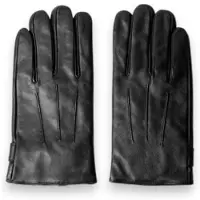 Hackett London per uomo. HM0400132 Guanti in pelle nera Commuter Touch (M), Nero, Casual, Classico