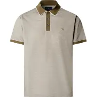 Hackett per uomo. HM5600221 Polo Two Tone grigio (XXL), Casual, Cotone, Classico, Manica corta