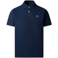 Hackett London per uomo. HM5600241 Polo Logo marino (M), Casual, Cotone, Manica corta, Navy