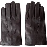 Hackett per uomo. HM0400132 Guanti in pelle marrone Commuter Touch (L), Casual, Classico
