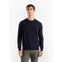HARMONT & BLAINE per uomo. HRR001030478 Maglione Regular blu marino (XL), Casual, Lana, Navy