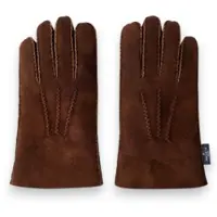 Hackett London per uomo. HM0400133 Guanti in pelle Sherling Handstitch marrone (M), Casual, Classico