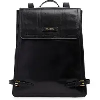 The bridge Monica Zaino da giorno Vera Pelle 37 cm Vano porta PC nero
