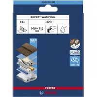 Bosch Accesorios Carta Vetrata Expert W480 G320 10 Unità