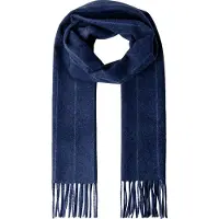 Hackett London per uomo. HM0400119 Sciarpa Frame Stripe blu navy (OSFA), Casual, Lana, Classico
