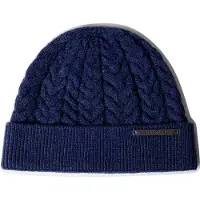 Hackett London per uomo. HM0400143 Berretto a trecce blu marino (OSFA), Casual, Lana, Navy
