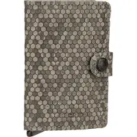 Secrid Unisex Miniwallet Hexagon Grey Taglia: OS | Portafogli Outlet | Unisex | Grigio
