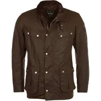 Barbour - Giacca isolante e impermeabile in cotone cerato - B.Intl Duke Wax Jacket Bark per Uomo - Taglia L - Marrone