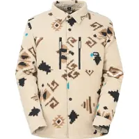 Picture - Surchemise doublée sherpa - Bemidji Jkt Emeral Print per Uomo - Taglia S - Beige