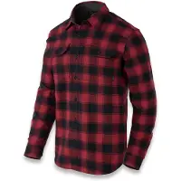 Helikon Tex GreyMan Shirt - Coral Crimson Checkered, L