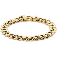Daniel Wellington Bracciale Ellipse Cuban Chain Placcato Oro Dw0040166 18,5 Cm — Bracciale