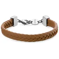 S`Agapõ Bracciale Similpelle Marrone Ripple Srp74 — Bracciale