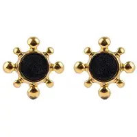 Emily Westwood Eleganti Pietre Placcate Oro Solmira Gold — Anello