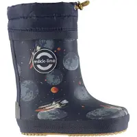 Mikk-Line Kid's Wellies Winter Aop Barefoot Stivali di gomma Bambini (27, blu)