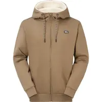 Picture Organic Clothing - Sweat à capuche zippée en coton biologique - Yinni Plush Zip Hoodie Shitake per Uomo in Cotone - Taglia S - Marrone
